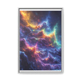 Galactic Garden: Luminous Nebula & Alien Flora Art Print