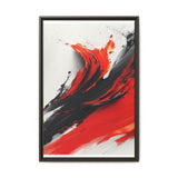 Chaotic Red and Black Abstract Energy - Fine Art Print 8K
