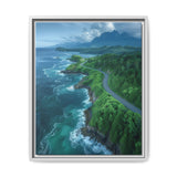 Coastal Highway Embrace - British Columbia Aerial Art Print