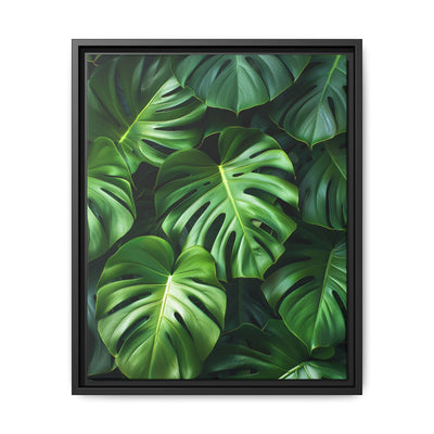 Floating Monstera Delicacy - Serene Botanical Art Print