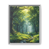 Enchanted Forest Serenity: Sunlit Canopy Art Print