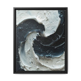 Yin Yang Swirl - Abstract Impasto Fine Art Print