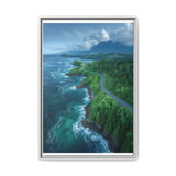 Coastal Highway Embrace - British Columbia Aerial Art Print