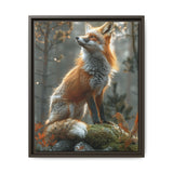 Majestic Fox in Enchanted Forest - Premium Art Print