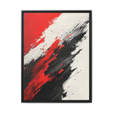 Chaos in Red and Black: Abstract Art on Museum Grade Paper