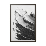 Abstract Swirls Mastery: High-Contrast Black & White Art Print