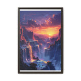 Trippy Neon Space Nature - High-Def Celestial Art Print