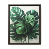 Monstera Dreams: Ethereal Floating Leaves Fine Art Print