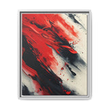 Abstract Energy: Vivid Red & Black Chaos - 8K Fine Art Print
