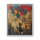 Whimsical Urban Dreamscape - Banksy-Inspired Art Print