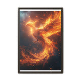 Phoenix Rebirth: Enchanting Night Sky Art Print
