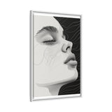 Minimalist Japandi-Inspired Continuous Line Art Portrait