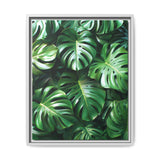 Serene Monstera Delicacy - Overhead Elegance Fine Art Print