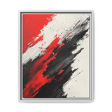 Chaos in Red and Black: Abstract Art on Museum Grade Paper