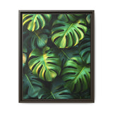 Floating Monstera Dreams - Minimalist Aerial Art Print