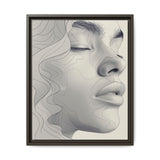 Minimalist One-Line Ink Portrait - Japandi-Inspired Fine Art Print
