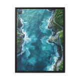 Coastal Serenity - British Columbia Highway Aerial View Print