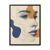 Japandi Minimalist One-Line Art Portrait - Monochrome Fine Print