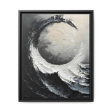 Yin-Yang Harmony - Abstract Impasto Swirl Art Print