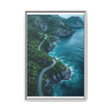 Coastal Serenity: Aerial View BC Highway - Limited Edition Print