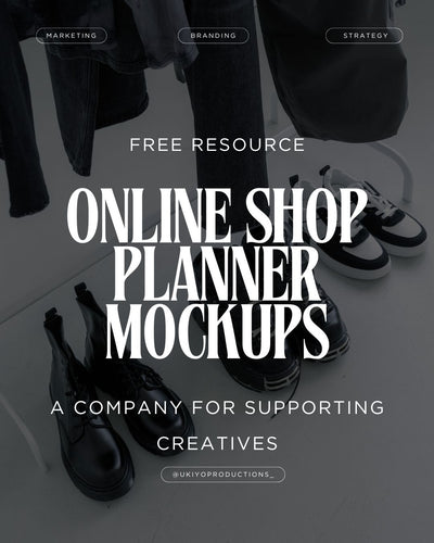Online Shop Planner Mockups