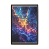 Ethereal Cosmic Garden - Neon 4K Space Nature Art Print