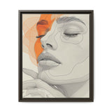 Minimalist Japandi-Inspired One-Line Portrait Art Print