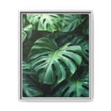 Floating Monstera Elegance - Serene Nature Art Print