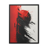 Vivid Abstract Energy - Red & Black Dynamic Art Print