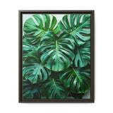 Floating Monstera Elegance - Serene Nature Art on Premium Paper