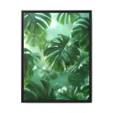 Suspended Monstera Delicacy - Ethereal Leaves Art Print