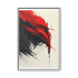 Chaotic Red & Black Abstract Energy - Fine Art Print, 8K Detail