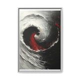 Yin-Yang Essence - Abstract Impasto Swirl Fine Art Print