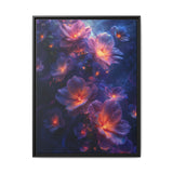 Galactic Nature Fusion - Trippy Neon 4K Cosmic Art Print