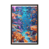 Enchanted Coral Reef: Vivid Underwater Seascape Art Print