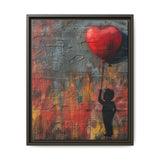 Banksy-Inspired Heart Balloon Graffiti Art Print