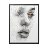 Japandi Minimalist One-Line Art Portrait - Museum Grade Print