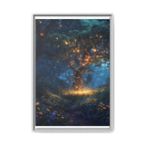 Ethereal Woodland Fairy Circle - Bioluminescent Art Print