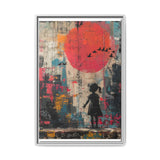 Child of Hope Street Art - Urban Birds Graffiti Canvas Print
