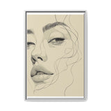 Japandi Minimalist One-Line Art Portrait - Museum Grade Print