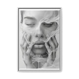 Japandi Minimalist Ink Portrait - Fine Art Museum Grade Print