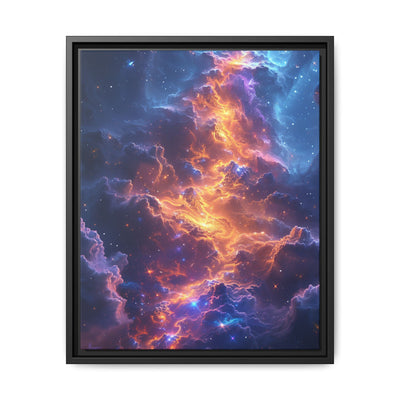 Neon Nebula: Psychedelic Space Nature Art Print - 4K Detail