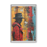 Urban Whimsy: Banksy-Inspired Graffiti Art Print on Museum Grade Paper