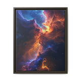 Trippy Neon Cosmos: Vivid Space Nature Art Print, 4K Detail