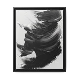 Abstract Swirls – High-Contrast Brush Stroke Art Print