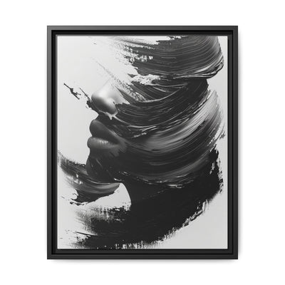 Abstract Swirls – High-Contrast Brush Stroke Art Print