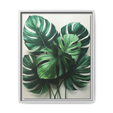 Monstera Dreams: Ethereal Floating Leaves Fine Art Print