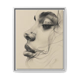 Japandi-Inspired One-Line Minimalist Portrait on Museum Grade Paper