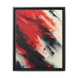 Abstract Energy: Vivid Red & Black Chaos - 8K Fine Art Print