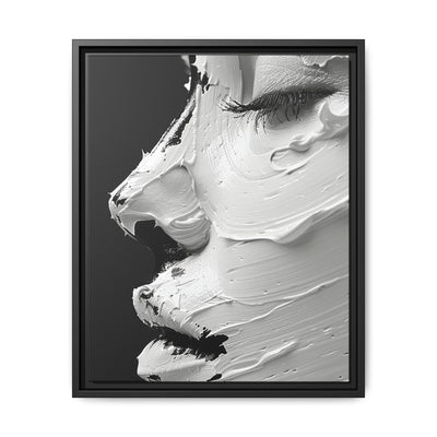 Monochrome Elegance: Abstract Swirls & Brush Strokes Art Print